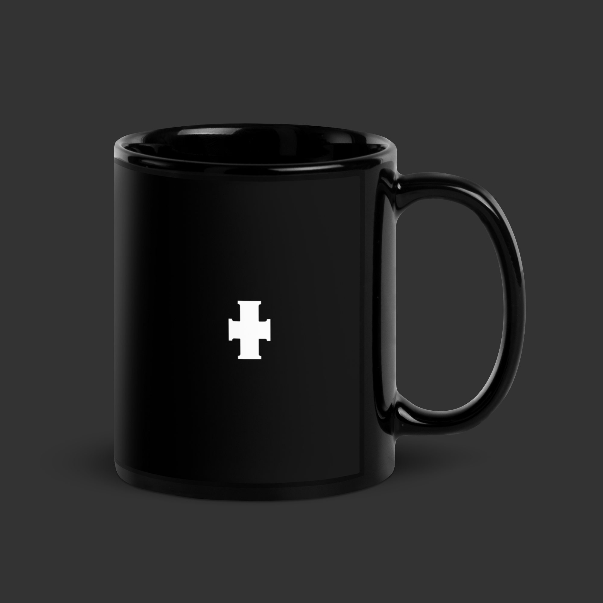 Guild Issue Cross Mug — Black