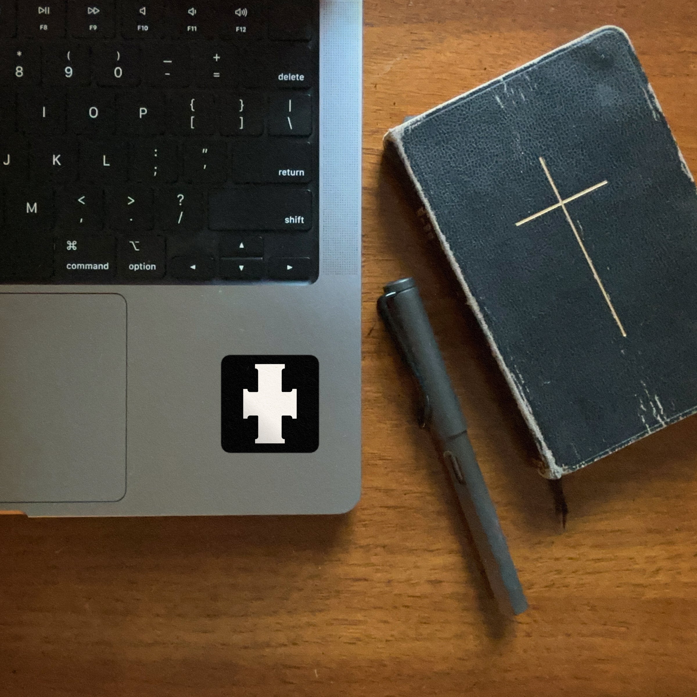 The Mark – Cross Emblem Sticker